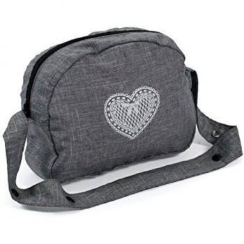 Puppen‑Wickeltasche Bayer Chic 2000 – grau/jeans