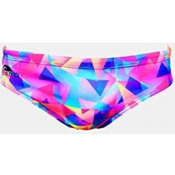 Turbo Geo Galaxy Men's Pink Swim Brief – S
