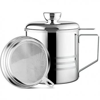 1.2L Frying Oil Storage & Filter Can