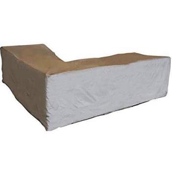 Copertura per divano da giardino a forma di L