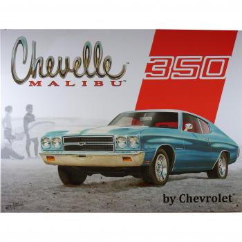 Chevrolet Chevelle Malibu 350 Targa Plate 31×40 cm