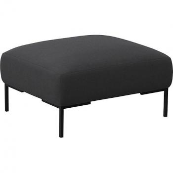 Sava Pouf FLEXLUX Schwarz – 98×45×81 cm, Taschenferderkern aus Kaltschaum