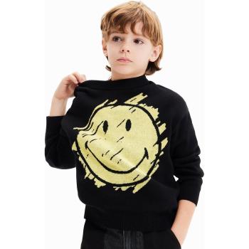 Pull Homme Smiley® en Jacquard Noir