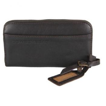 Leinwand‑Cowboys‑Portemonnaie 19,5 cm – Ledergarnitur