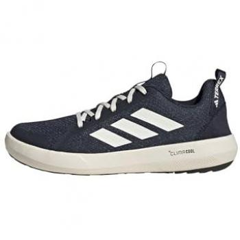 Adidas Terrex Boat Climacool Hiking Footwear – Classic Legend in Black/White & Orange, Size 10 (UK)