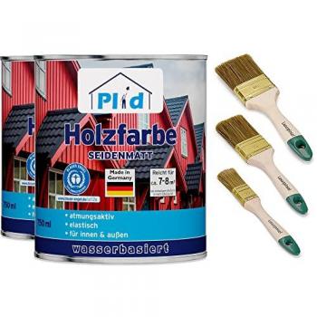 Premium Holzlack für Holz Pinsel Weiß