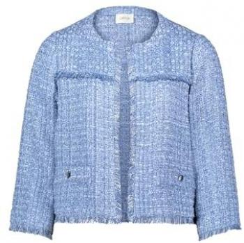 Cartoon Tweedjacke im Kurzschnitt