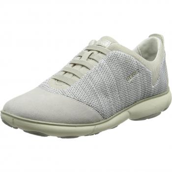 Geox Damen Sneaker D Nebula C, Off White, 40 EU