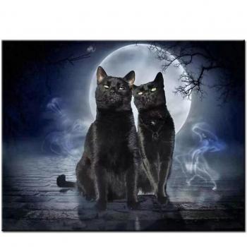 Twilight Feline Diamond Decal
