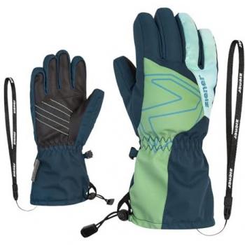 Ziener Laval AS® AW Junior Wasserdichte Skihandschuhe Größe 4.5 hale navy