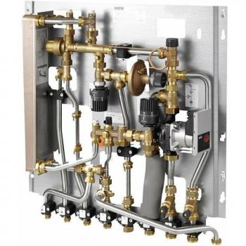Regolatore Oventrop W‑HTF HT 17 l/min, Caratteristiche: Melamina + Scambiatore di Calore in Rame
