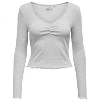 ONLY V-Ausschnitt Langarmshirt ONLBETTY