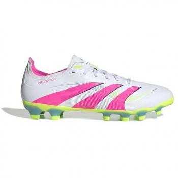 Adidas Predator League Mg Bianco Fucsia Calcio Uomo UK 6,5