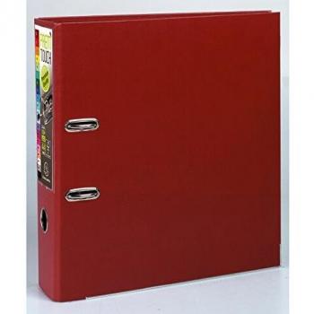 Exacompta Burgundy PP Lever Arch File A4 Plus 80mm (10 Pack)