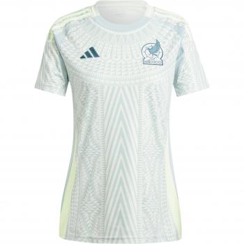 Camiseta de fútbol segunda equipación mujer México 2024 Adidas verde (M)