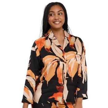 Pijama Chic Noir en Viscose – Tenue Douceur