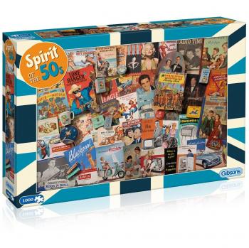 Vintage 1950s Spirit Puzzle, 1000 Pieces – Eco Friendly Adult Challenge
