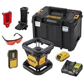 DEWALT Niveau laser rotatif 18V avec coffret et accessoires