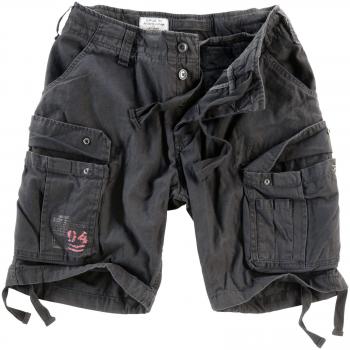 Vintage Cargo Short für Herren – DELTA Airborne, Schwarz, XXL