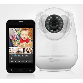 Telesystem tvedo100mhdi telecamera ip per videosorveglianza da interno forma standard sensore cmos day/night colore bianco