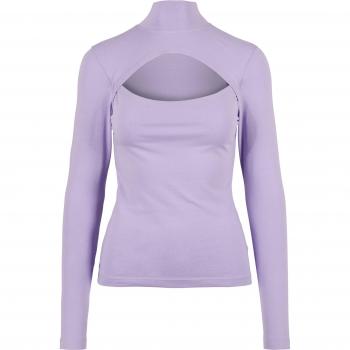 Camiseta de jersey extensible para mujer Urban Classics en color lavanda