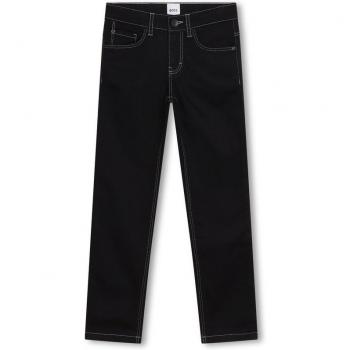 Jean pour garçon de marque Boss, taille élastique, noir (10A)