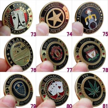 10pcs Texas Hold'em Poker Card Guards with Clear Cover