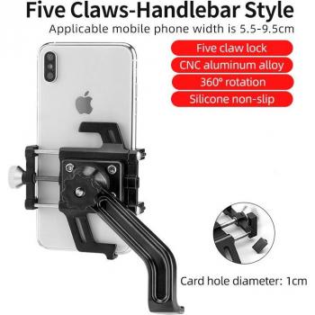 ROCKBROS Mechanische Telefoonhouder voor Motorfiets