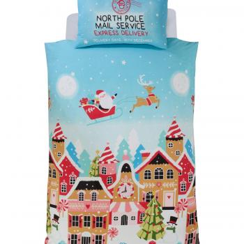 Gingerbread Town Junior Duvet Cover Set