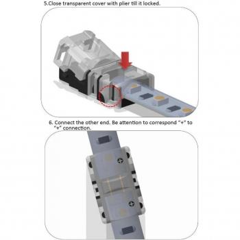 2-Pin Quick Connect Adapter for 10MM Single Color LED Strip