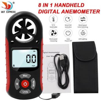 8 in 1 Digital Handheld Anemometer