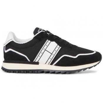 Tommy Jeans Sneakers Tjm Runner Mix Material EM0EM01266 Schwarz 44 Herren