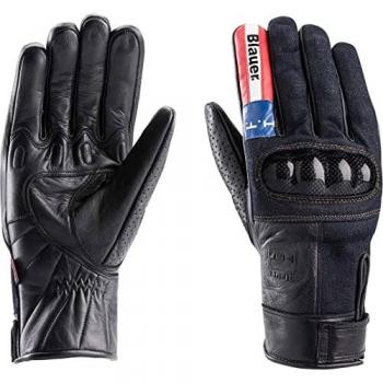 Guanti Moto Blauer Combo Carbon Denim USA Nero XL