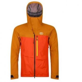 Ortovox 3L Ravine Hardshell Jacke orange S Herren