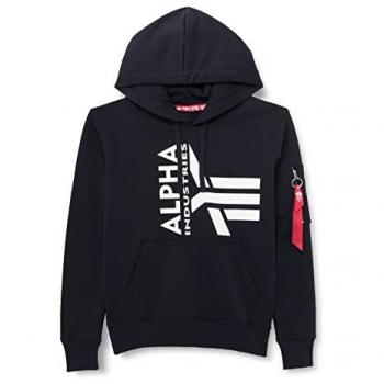 Half Logo Foam Hoodie von Alpha Industries