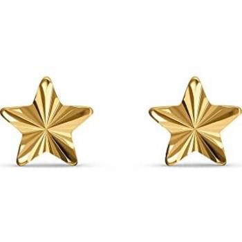 Paar Ohrstecker Sternchen aus Gold 585, Amor