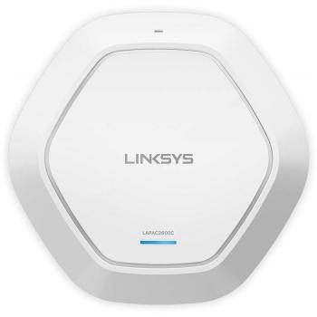 Punto de Acceso Wi‑Fi 2600 Mb/s Linksys PoE en Blanco