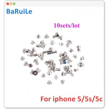 Banda de Reparación BaRuiLe: Kit de Tornillos para iPhone 5 y 5c
