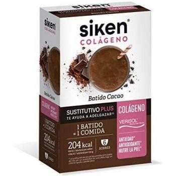 Siken Sustitutivo Colágeno Batido Cacao 6 sobres