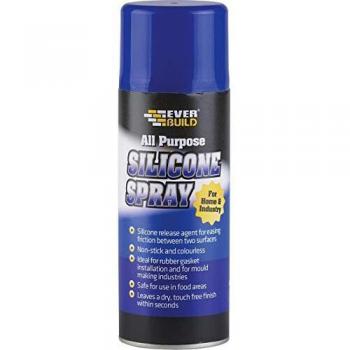 Everbuild All Purpose Silicone Spray 400ml Lubricant SILSPRAY