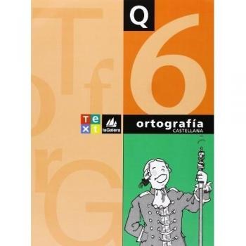 Quadern Ortografía castellana 6 (Tapa blanda).