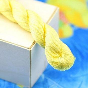 Yellow Tangled Fleece Thread for Suzhou Embroidery