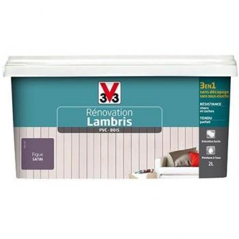 V33 Satin Figue pour Rénovation Lambris
