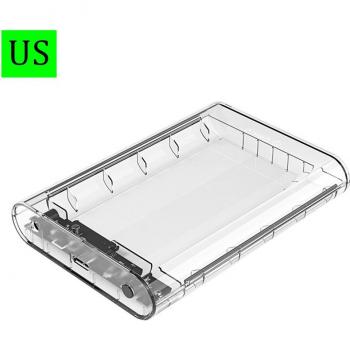 ORICO 3,5‑Zoll Klarsichtgehäuse für interne Laufwerke – SATA & USB 3.0