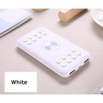 Dual USB Output Qi Wireless Charging Power Bank 10000mAh