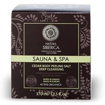 Natura Siberica Exfoliante con Sal y Cedro Detox 370 ml