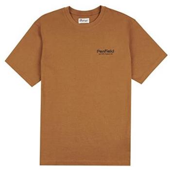 Maglietta Penfield Arc Mountain Back Graphic Marrone Uomo