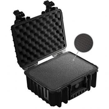 Maletín B&W International Type 3000 para cámara, negro con espuma