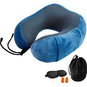 Ensemble de voyage luxe avec oreiller et masque 3D