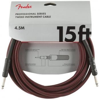 Cable Instrumental Fender 45 m – Rojo Tweed